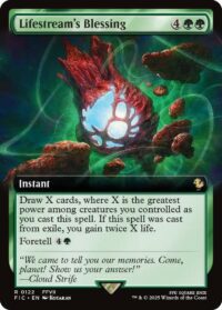 Lifestream's Blessing (Extended Art Foil) - Rare - #122 - Inglés
