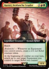 Barret, Avalanche Leader (Extended Art) - Rare - #166 - Inglés