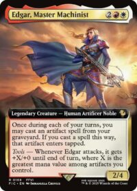 Edgar, Master Machinist (Extended Art) - Rare - #169 - Inglés