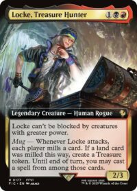Locke, Treasure Hunter (Extended Art) - Rare - #177 - Inglés