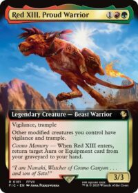 Red XIII, Proud Warrior (Extended Art) - Rare - #181 - Inglés