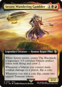 Setzer, Wandering Gambler (Extended Art) - Rare - #183 - Inglés