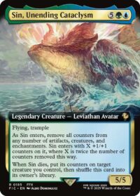 Sin, Unending Cataclysm (Extended Art) - Rare - #185 - Inglés