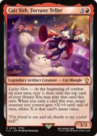 Cait Sith, Fortune Teller (Surge Foil) - Rare - #54 - Inglés