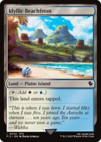 Idyllic Beachfront (Surge Foil) - Land - #404 - Inglés