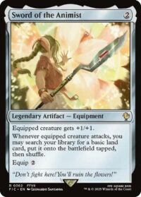 Sword of the Animist (Surge Foil) - Rare - #362 - Inglés