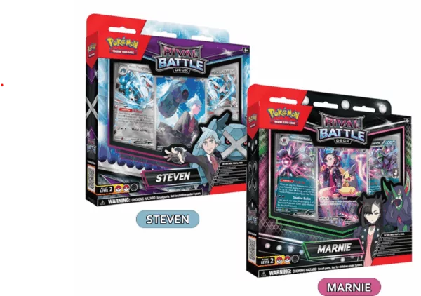 Pack Pokémon TCG – Marnie & Steven Rival Battle Deck - English (1 de cada uno)