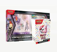 Cynthia's Garchomp EX Premium Collection + Booster Bundle 151 (Inglés) [PACK REMATE]