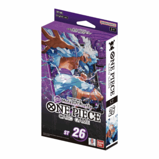 One Piece Card Game STARTER DECK -PURPLE/BLACK Monkey.D.Luffy- [ST-26] (Sin caja ni sobre OP11)