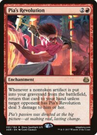Pia's Revolution (Foil) - #91 - Rare - Inglés