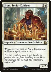 Sram, Senior Edificer (Foil) - #23 - Rare - Inglés