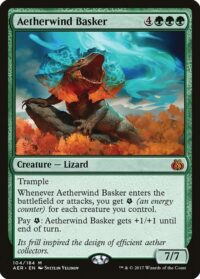 Aetherwind Basker (Foil) - #104 - Mythic - Inglés