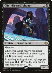 Glint-Sleeve Siphoner (Foil) - #62 - Rare - Inglés