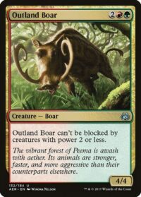 Outland Boar - #132 - Uncommon - Inglés