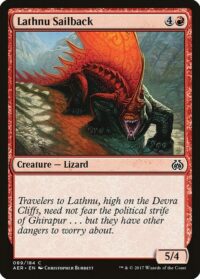 Lathnu Sailback (Foil) - #89 - Common - Inglés