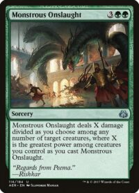 Monstrous Onslaught (Foil) - #116 - Uncommon - Inglés