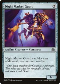 Night Market Guard - #166 - Common - Inglés