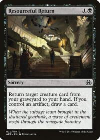 Resourceful Return (Foil) - #70 - Common - Inglés