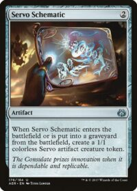 Servo Schematic (Foil) - #176 - Uncommon - Inglés
