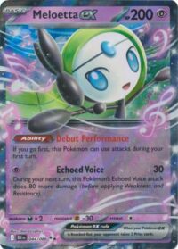 Meloetta ex - 044/086 - Double Rare Black Bolt - Español