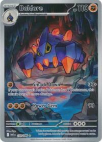 Boldore - 128/086 - Illustration Rare White Flare  - Español