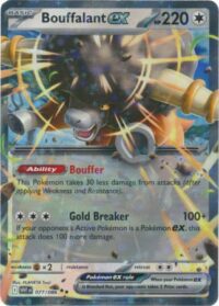 Bouffalant ex - 077/086 - Double Rare White Flare  - Español