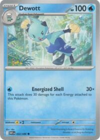 Dewott - 022/086 - Common White Flare  - Español