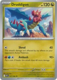 Druddigon - 071/086 - Uncommon White Flare  - Español