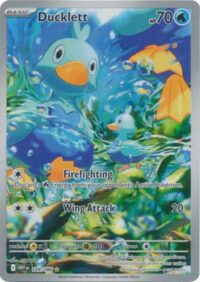 Ducklett - 109/086 - Illustration Rare White Flare  - Español