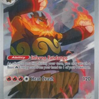 Emboar - 098/086 - Illustration Rare White Flare  - Inglés