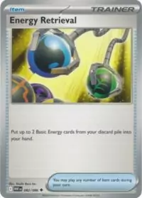 Energy Retrieval - 082/086 - (Poke Ball Pattern) Uncommon Reverse Holo  White Flare  - Español