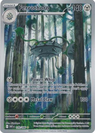 Ferrothorn - 149/086 - Illustration Rare White Flare  - Inglés