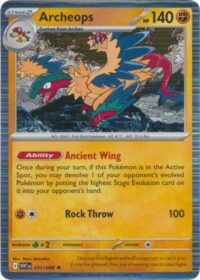 Archeops - 051/086 - Holo Rare White Flare  - Español