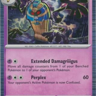 Cofagrigus - 040/086 - Holo Rare White Flare  - Español
