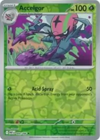Accelgor - 009/086 - Uncommon Reverse Holo White Flare   - Inglés