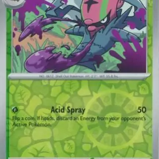 Accelgor - 009/086 - Uncommon Reverse Holo White Flare   - Español