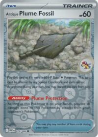 Antique Plume Fossil - 079/086 - Common Reverse Holo White Flare   - Español