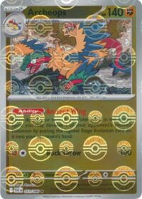 Archeops (Poke Ball Pattern) - 051/086 - Reverse Holo Rare White Flare   - Inglés