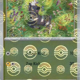 Blitzle (Poke Ball Pattern) - 031/086 - Common Reverse Holo White Flare   - Español