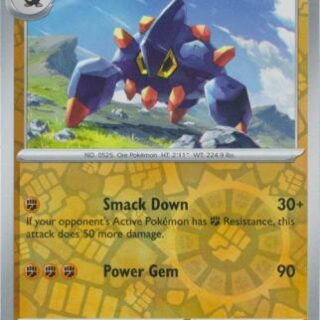 Boldore - 047/086 - Common Reverse Holo White Flare   - Español