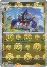 Boldore (Poke Ball Pattern) - 047/086 - Common Reverse Holo White Flare   - Español