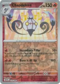 Chandelure - 018/086 - Reverse Holo Rare White Flare   - Inglés