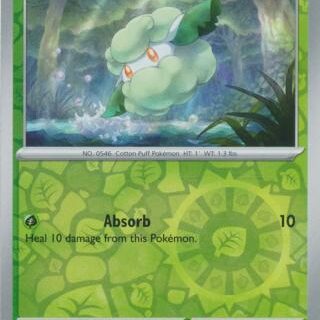 Cottonee - 004/086 - Common Reverse Holo White Flare   - Español