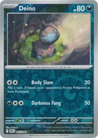 Deino - 065/086 - Common Reverse Holo White Flare   - Español