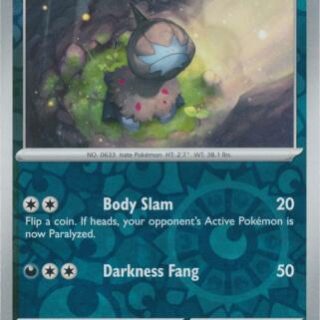 Deino - 065/086 - Common Reverse Holo White Flare   - Español