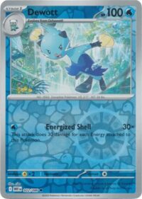 Dewott - 022/086 - Common Reverse Holo White Flare   - Español