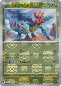 Druddigon (Master Ball Pattern) - 071/086 - Uncommon Reverse Holo White Flare   - Español