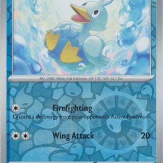 Ducklett - 025/086 - Common Reverse Holo White Flare   - Español