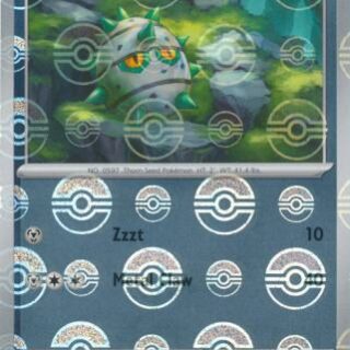 Ferroseed (Poke Ball Pattern) - 068/086 - Common Reverse Holo White Flare   - Inglés