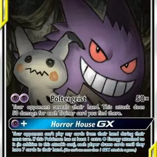 Gengar & Mimikyu GX - 165/181 - Alternate Full Art - Inglés (Lightly Played)